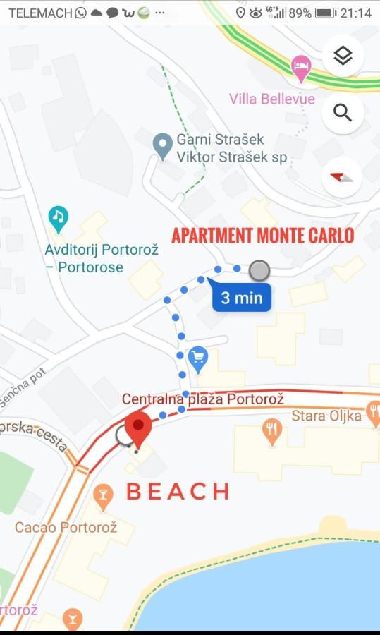 Apartment Monte Carlo Portorož Dış mekan fotoğraf